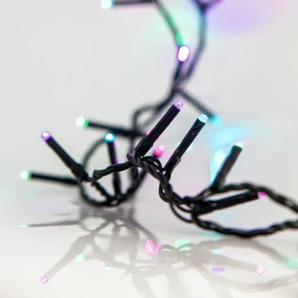 XMAS ΛΑΜΠΑΚΙ ΣΕΙΡΑ 300 LED 3mm 31 ΜΕΤΑΣΧΗΜΑΤΙΣΤΗ ΜΕ 8 ΠΡΟΓΡΑΜΜΑΤΑ & ΜΝΗΜΗ ΠΡΑΣΙΝΟ PVC ΚΑΛΩΔΙΟ OΠΑΛ ΧΡΩΜΑΤΙΣΤΟ LED ΑΝΑ 5cm ΠΑΡΟΧΗ 3m IP45