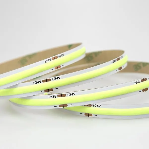 ΤΑΙΝΙΑ LED COB 5M 12W 24V ΠΡΑΣΙΝΟ 480 LED/M IP44 PRO