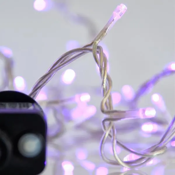ΣΕΙΡΑ, 240 LED 3mm, 31V ΜΕΤΑΣΧΗΜΑΤΙΣΤΗ, 8 ΠΡΟΓΡΑΜΜΑΤΑ & ΜΝΗΜΗ, ΔΙΑΦΑΝΟ PVC ΚΑΛΩΔΙΟ, ΜΩΒ LED ΑΝΑ 5cm, ΠΡΟΕΚΤΑΣΗ ΠΑΡΟΧΗΣ 3m, ΙΡ44