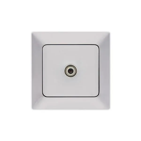 ΠΡΙΖΑ ΤV F CONNECTOR ΝΙΚΕΛ MAT