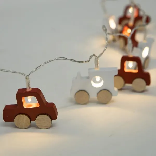 ΣΕΙΡΑ, 10 LED 5mm, ΔΙΑΚΟΣΜΗΤΙΚΑ ΞΥΛΙΝΑ ΑΜΑΞΙΑ, ΜΠΑΤΑΡΙΑΣ 3xΑΑ, ΧΡΟΝΟΔΙΑΚΟΠΤΗ, ΘΕΡΜΟ ΛΕΥΚΟ LED ΑΝΑ 10cm, ΔΙΑΦΑΝΟ PVC ΚΑΛΩΔΙΟ, ΠΡΟΕΚΤΑΣΗ ΠΑΡΟΧΗΣ 30cm, IP20