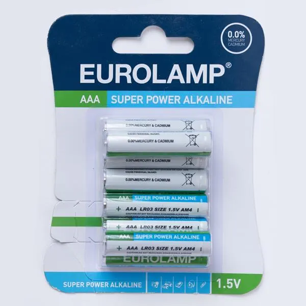 ΜΠΑΤΑΡΙΑ ΑΛΚΑΛΙΚΗ ΑΑΑ (LR03) 8τμχ 1,5V