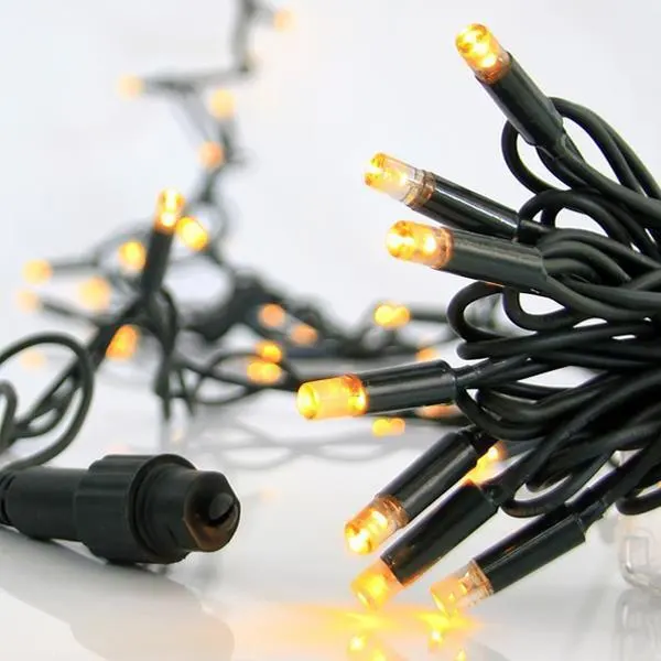 XMAS ΛΑΜΠΑΚΙ ΣΕΙΡΑ 100 LED 5mm ΜΕ ΚΑΛΥΜΜΑ 230V 3 ΕΠΕΚΤΑΣΕΙΣ ΕΩΣ 9 ΣΕΤ ΠΡΑΣΙΝΟ ΚΑΟΥΤΣΟΥΚ ΚΑΛΩΔΙΟ ΘΕΡΜO ΛΕΥΚO LED ΑΝΑ 10cm ΠΑΡΟΧΗ 1.5m ΙΡ65