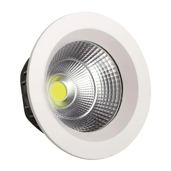 ΦΩΤΙΣΤΙΚΟ ΧΩΝΕΥΤΟ LED 55W COB 6500K Φ230 ΛΕΥΚΟ PLUS