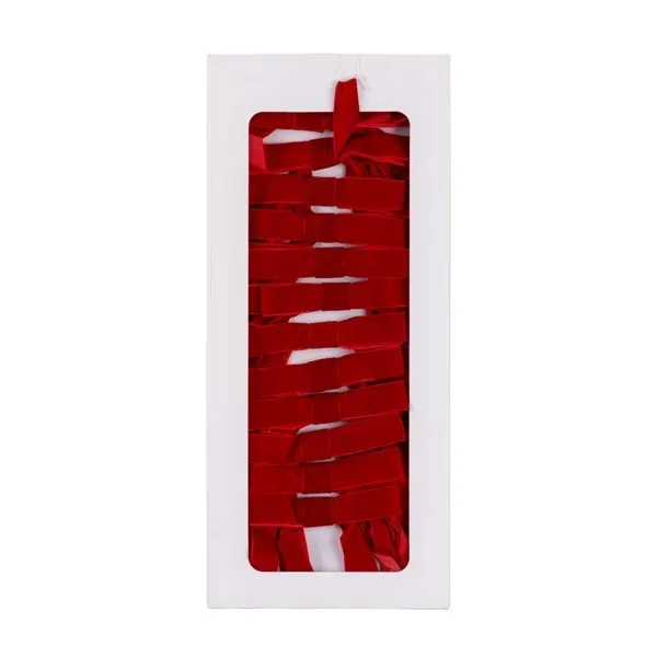 ΦΙΟΓΚΟΙ ΚΟΚΚΙΝΟΙ ΒΕΛΟΥΔΙΝΟΙ ΣΕΤ 12ΤΜΧ 18x38cm