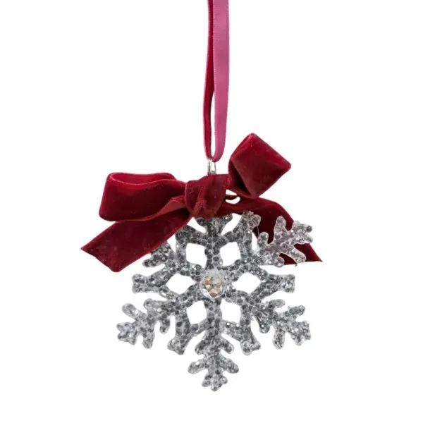 ΣΤΟΛΙΔΙ ΑΚΡΥΛΙΚΟ ΧΙΟΝΟΝΙΦΑΔΑ ΜΕ ΜΠΟΡΝΤΟ ΦΙΟΓΚΟ 10cm
