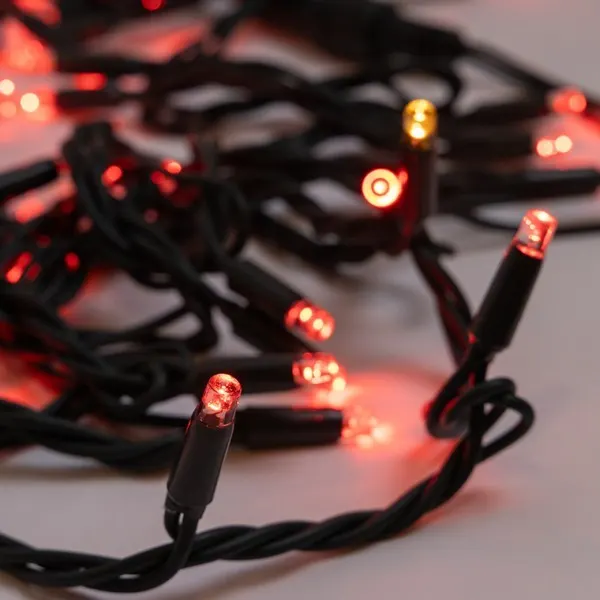 XMAS ΛΑΜΠΑΚΙ ΣΕΙΡΑ 100 LED 5mm ΜΕ ΚΑΛΥΜΜΑ 230V 2 ΕΠΕΚΤΑΣΕΙΣ ΕΩΣ 9 ΣΕΤ ΠΡΑΣΙΝΟ ΚΑΟΥΤΣΟΥΚ ΚΑΛΩΔΙΟ 90 ΚΟΚΚΙΝΟ LED & 10 ΘΕΡΜΑ ΛΕΥΚΑ FLASH LED ΑΝΑ 10cm IP65 (ΧΩΡΙΣ ΠΑΡΟΧΗ)