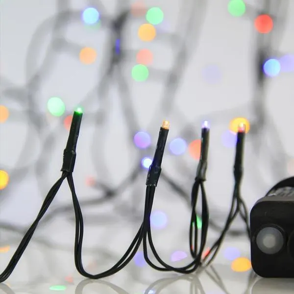 XMAS ΛΑΜΠΑΚΙ ΣΕΙΡΑ 400 LED 3mm 31V ΜΕΤΑΣΧΗΜΑΤΙΣΤΗ ΜΕ 8 ΠΡΟΓΡΑΜΜΑΤΑ & ΜΝΗΜΗ ΠΡΑΣΙΝΟ PVC ΚΑΛΩΔΙΟ ΧΡΩΜΑΤΙΣΤΟ LED ΑΝΑ 5cm ΠΑΡΟΧΗ 3m ΙΡ44