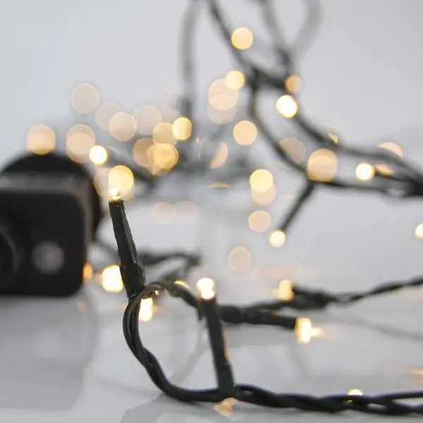 XMAS ΛΑΜΠΑΚΙ ΣΕΙΡΑ PRO 700 LED 3mm 31V & 8.4W ΜΕΤΑΣΧΗΜΑΤΙΣΤΗ ΜΕ 8 ΠΡΟΓΡΑΜΜΑΤΑ & ΜΝΗΜΗ ΠΡΑΣΙΝΟ PVC ΚΑΛΩΔΙΟ ΘΕΡΜΟ ΛΕΥΚΟ LED ANA 5cm ΠΑΡΟΧΗ 3m IP44