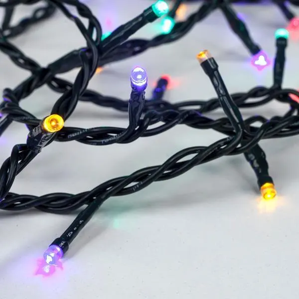 XMAS ΛΑΜΠΑΚΙ ΣΕΙΡΑ 300 LED 3mm 31V ΜΕΤΑΣΧΗΜΑΤΙΣΤΗ ΜΕ 8 ΠΡΟΓΡΑΜΜΑΤΑ & ΜΝΗΜΗ ΠΡΑΣΙΝΟ PVC ΚΑΛΩΔΙΟ ΧΡΩΜΑΤΙΣΤΑ LED ΑΝΑ 5cm ΠΑΡΟΧΗ 3m IP44