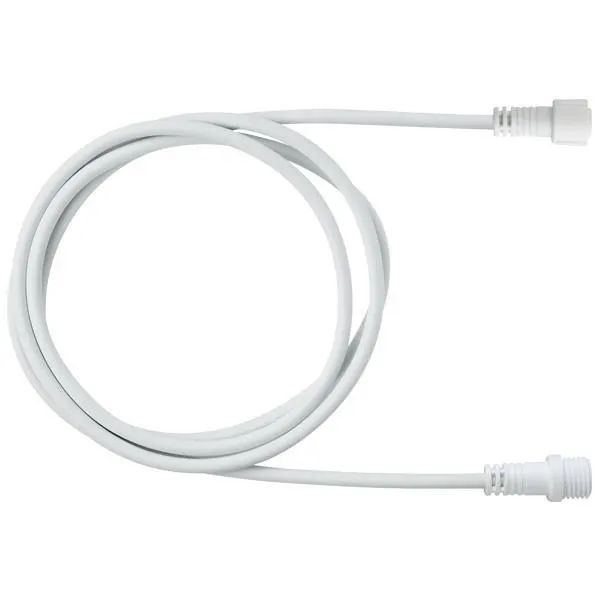 XMAS DIY ΛΕΥΚΟ ΚΑΟΥΤΣΟΥΚ ΚΑΛΩΔΙΟ 3m ΜΕ 2 ΕΠΕΚΤΑΣΕΙΣ IP65