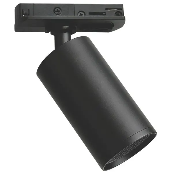 ΣΠΟΤ ΡΑΓΑΣ 2 ΓΡΑΜΜΩΝ GU10 Φ52x125mm ΜΑΥΡΟ