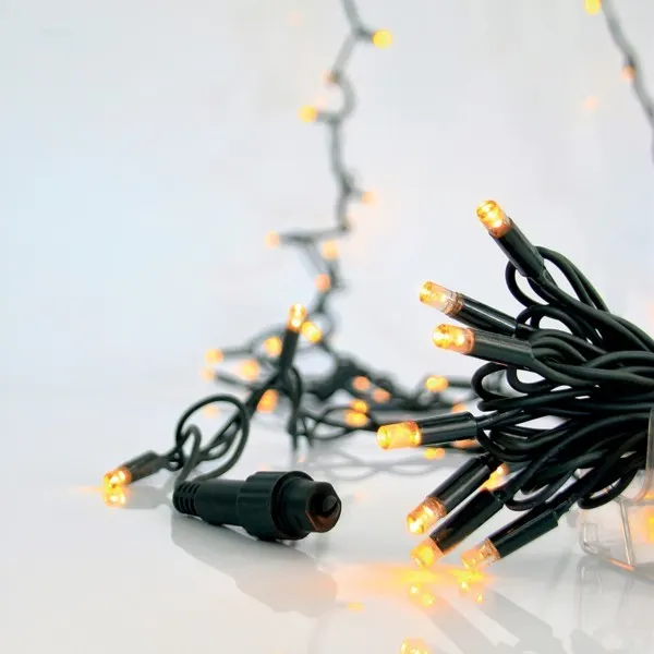 XMAS ΛΑΜΠΑΚΙ ΒΡΟΧΗ 144 LED 5mm ΜΕ ΚΑΛΥΜΜΑ 230V 3 ΕΠΕΚΤΑΣΕΙΣ ΕΩΣ 8 ΣΕΤ ΠΡΑΣΙΝΟ ΚΑΟΥΤΣΟΥΚ ΚΑΛΩΔΙΟ ΘΕΡΜΟ ΛΕΥΚΟ LED (H60 x W300cm 5/7/5/7) ΠΑΡΟΧΗ 1.5m ΙΡ65