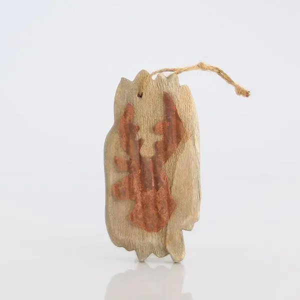 ΣΤΟΛΙΔΙ ΞΥΛΙΝΟ, ΜΕ ΜΕΤΑΛΛΙΚΟ ΤΑΡΑΝΔΟ, 13x6,3x1,2cm