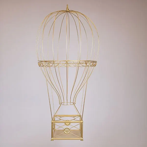ΜΕΤΑΛΛΙΚΟ ΑΕΡΟΣΤΑΤΟ ΧΡΥΣΟ 60x60x122cm