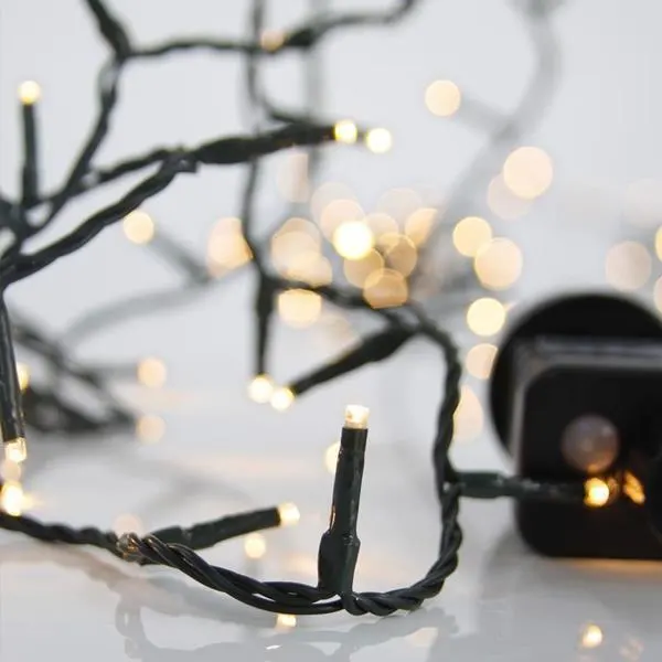 XMAS ΛΑΜΠΑΚΙ ΣΕΙΡΑ 180 LED 3mm 31V ΜΕΤΑΣΧΗΜΑΤΙΣΤΗ ΜΕ 8 ΠΡΟΓΡΑΜΜΑΤΑ ΠΡΑΣΙΝΟ PVC ΚΑΛΩΔΙΟ ΘΕΡΜΟ ΛΕΥΚΟ LED ΑΝΑ 5cm ΠΑΡΟΧΗ 3m ΙΡ44
