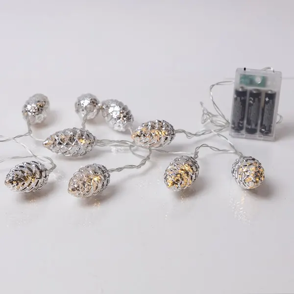 ΣΕΙΡΑ, 20 LED 5mm, ΑΣΗΜΙ ΚΟΥΚΟΥΝΑΡΙΑ, ΜΠΑΤΑΡΙΑΣ 3xAA, ΧΡΟΝΟΔΙΑΚΟΠΤΗ, ΔΙΑΦΑΝΟ PVC ΚΑΛΩΔΙΟ, ΘΕΡΜΟ ΛΕΥΚΟ LED ΑΝΑ 15cm, ΠΡΟΕΚΤΑΣΗ ΠΑΡΟΧΗΣ 30cm, IP20
