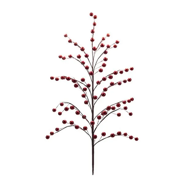 ΚΛΑΔΙ ΜΕ BERRIES ΚΟΚΚΙΝΑ ΜΕΤΑΛΛΙΖΕ ΠΥΚΝΟ 79cm