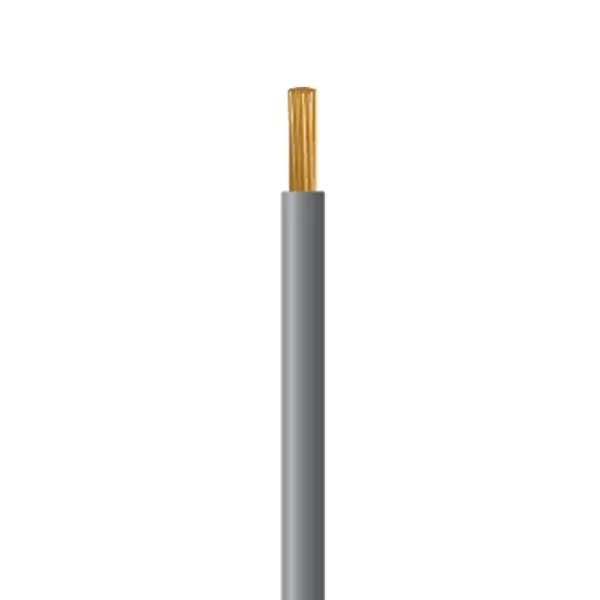 ΚΑΛΩΔΙΟ NYAF ΗΟ5V-K 1Χ1mm² ΓΚΡΙ (100m/Roll)