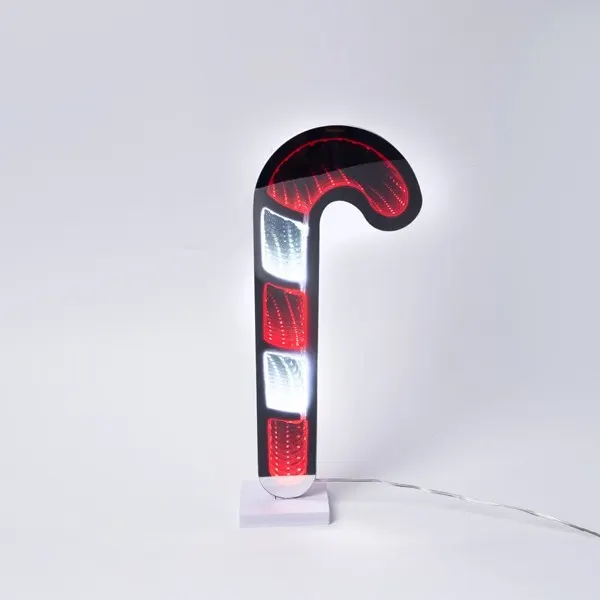 XMAS ΚΑΦΡΕΦΤΗΣ ΜΠΑΣΤΟΥΝΙ CANDY ΜΕ 110 LED ΜΕΤΑΣΧΗΜΑΤΙΣΤΗ ΚΟΚΚΙΝΟ & ΛΕΥΚΟ LED ΠΑΡΟΧΗ 3m 30x12cm IP20