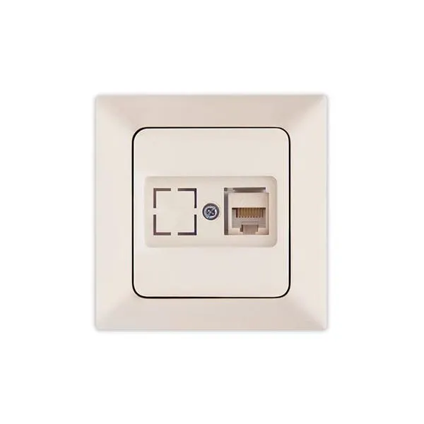 ΠΡΙΖΑ DATA CAT 6 RJ 45 MONH ΜΠΕΖ