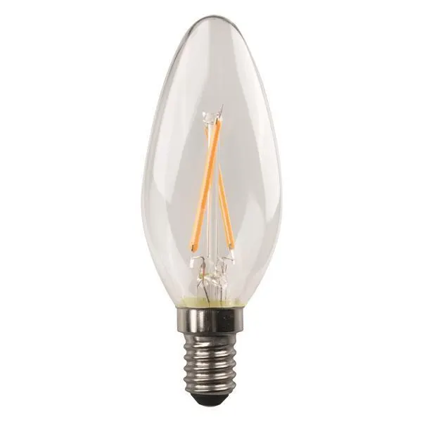 ΛΑΜΠΑ LED ΚΕΡΙ CROSSED FILAMENT 2.2W 250lm E14 2700K 220-240V