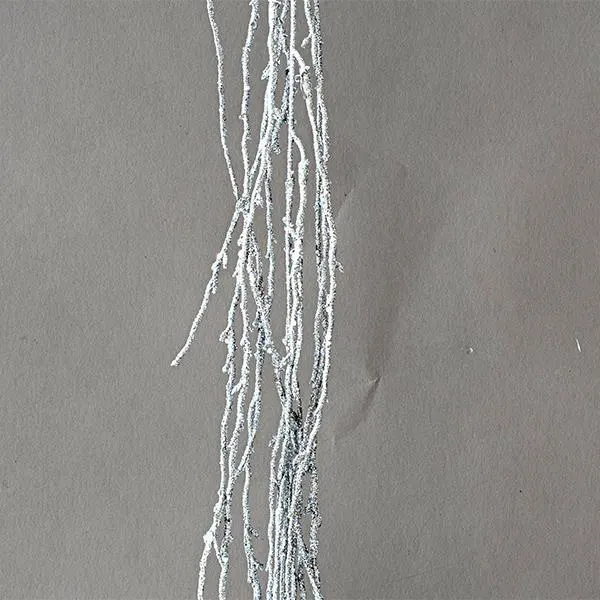 ΚΛΑΔΙ ΚΡΕΜΑΣΤΟ, ΜΕ GLITTER, ΑΣΗΜΙ, 160cm