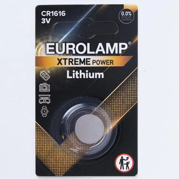 ΜΠΑΤΑΡΙΑ ΛΙΘΙΟΥ EXTREME CR1616 1τμχ 3V