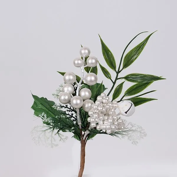 ΠΙΚΑΚΙ ΜΕ ΛΕΥΚΑ BERRIES ΚΑΙ ΚΟΥΔΟΥΝΑΚΙ, 20cm
