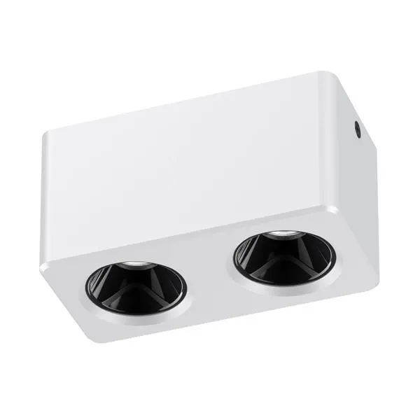 ΣΠΟΤ ΕΞΩΤΕΡΙΚΑ ΑΛΟΥΜΙΝΙΟΥ 2x7W 3CCT  75X150X79 ΛΕΥΚΟ