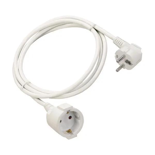 ΠΡΟΕΚΤΑΣΗ ΚΑΛΩΔΙΟΥ ΣΟΥΚΟ 2m 3X1.5mm IP20 ΛΕΥΚΗ
