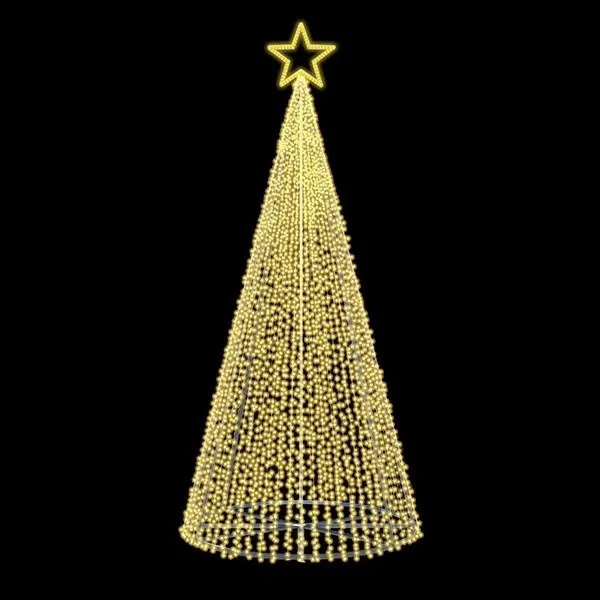 XMAS ΕΠΑΓΓΕΛΜΑΤΙΚΟ ΣΧΕΔΙΟ ΔΕΝΤΡΟ 3D 230V ΘΕΡΜΟ ΛΕΥΚΟ LED 500x200cm IP65