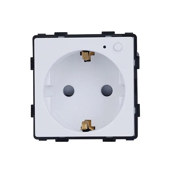 SMART ZIGBEE ΠΡΙΖΑ ΣΟΥΚΟ 16Α ΑΣΠΡΟ ΧΡΩΜΑ ΜΕ ΕΝΔΕΙΞΗ ΛΕΙΤΟΥΡΓΙΑΣ ΜΠΟΥΤΟΝ ON/OFF ΚΑΙ ΜΕΤΡΗΤΗ ΡΕΥΜΑΤΟΣ
