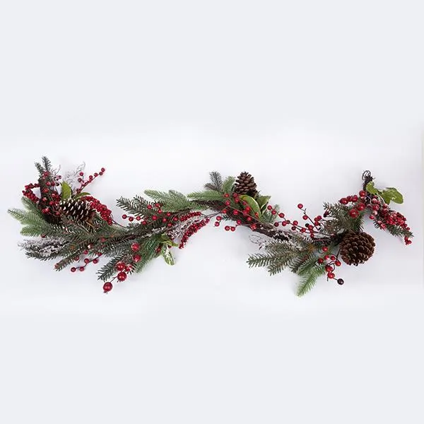 ΚΛΑΔΑ ΜΕ ΧΙΟΝΙΣΜΕΝΑ BERRIES ΚΑΙ ΚΟΥΚΟΥΝΑΡΙΑ PE 150x21cm