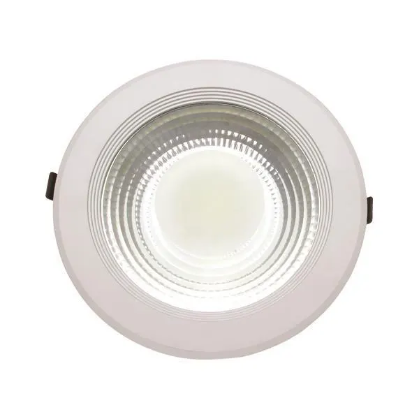 ΦΩΤΙΣΤΙΚΟ ΧΩΝΕΥΤΟ LED COB 30W 4000K Φ220 ΛΕΥΚΟ PLUS