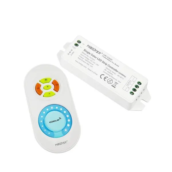 ΑΣΥΡΜΑΤΟ DIMMER LED ΜΟΝΟΧΡΩΜΗΣ ΤΑΙΝΙΑΣ 12A DC 12V/144W 24V/288W