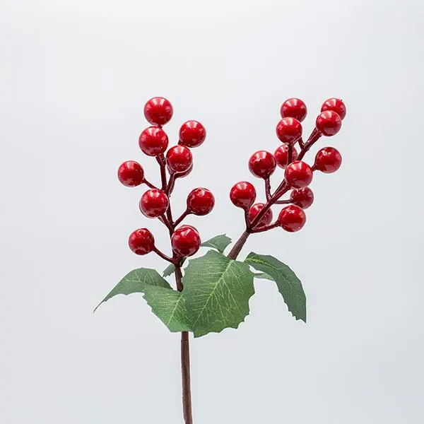 ΠΙΚΑΚΙ ΜΕ ΚΟΚΚΙΝΑ BERRIES ΚΑΙ ΠΡΑΣΙΝΑ ΦΥΛΛΑ, 30cm