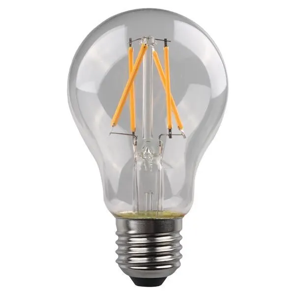 ΛΑΜΠΑ LED ΚΟΙΝΗ CROSSED FILAMENT 4.2W 480lm E27 3000K 220-240V CLEAR