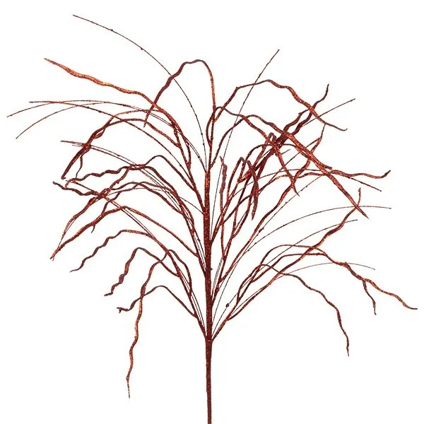 ΚΛΑΔΙ ΜΕ GLITTER ΚΟΚΚΙΝΟ GRASS 83cm