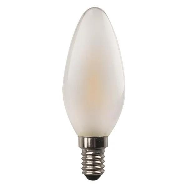 ΛΑΜΠΑ LED ΚΕΡΙ CROSSED FILAMENT 4.2W 480lm E14 6500K 220-240V FROST DIMMABLE