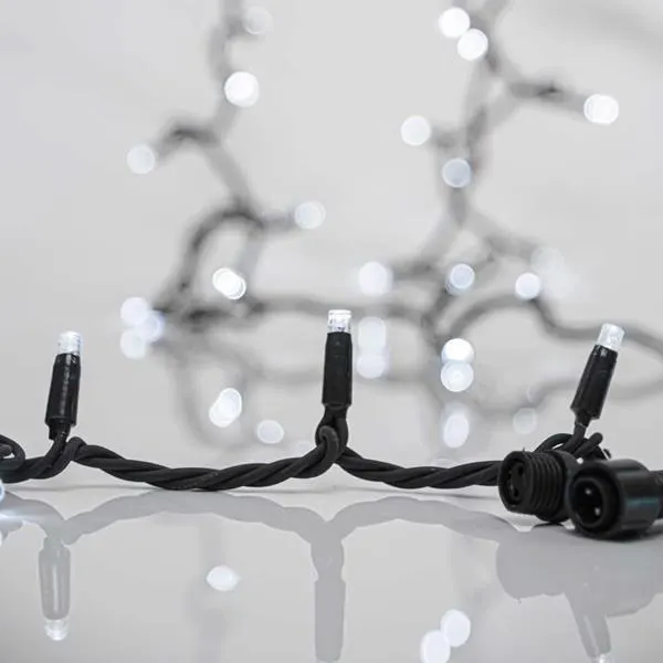 XMAS ΛΑΜΠΑΚΙ ΣΕΙΡΑ 96 LED 5mm ΜΕ ΚΑΛΥΜΜΑ 24V 2 ΕΠΕΚΤΑΣΕΙΣ ΕΩΣ 10 ΣΕΤ ΠΡΑΣΙΝΟ ΚΑΟΥΤΣΟΥΚ ΚΑΛΩΔΙΟ ΛΕΥΚO LED ΑΝΑ 10cm ΣΕΤ 5 ΣΕΙΡΕΣ & 1 ΕΠΕΚΤΑΣΗ 3m ΙΡ65 (NO ADAPTOR NO LEAD WIRE)