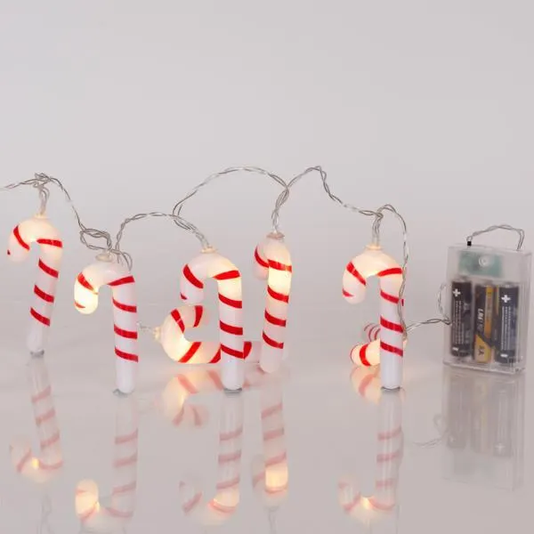 XMAS ΛΑΜΠΑΚΙ ΣΕΙΡΑ 10 LED 5mm ΚΟΚΚΙΝO & ΑΣΠΡO ΖΑΧΑΡΩΤΟ ΜΠΑΤΑΡΙΑΣ 3AA ΜΕ ΧΡΟΝΟΔΙΑΚΟΠΤΗ ΔΙΑΦΑΝΟ PVC ΚΑΛΩΔΙΟ ΘΕΡΜΟ ΛΕΥΚΟ LED ΑΝΑ 15cm ΠΑΡΟΧΗ 30cm IP20
