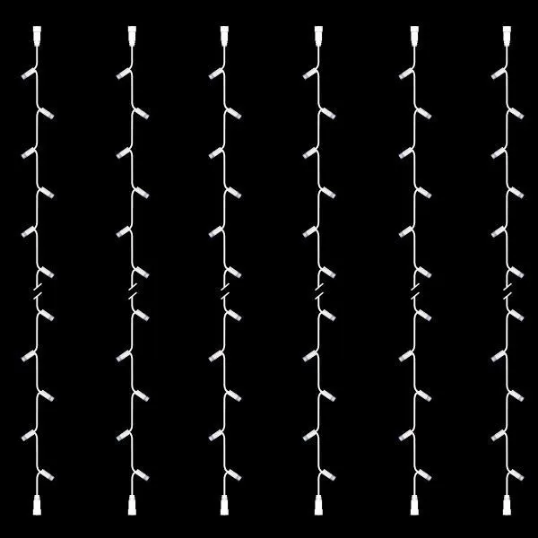 XMAS DIY ΛΑΜΠΑΚΙ ΣΕΙΡΑ ΣΕΤ 6τμχ 20 LED 2 ΕΠΕΚΤΑΣΕΙΣ ΛΕΥΚΟ ΚΑΟΥΤΣΟΥΚ ΚΑΛΩΔΙΟ ΛΕΥΚΟ LED ΑΝΑ 10cm ΙΡ65