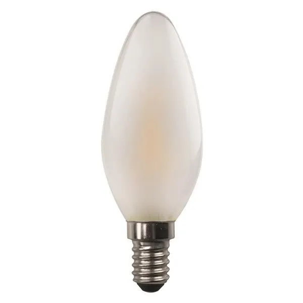 ΛΑΜΠΑ LED ΚΕΡΙ CROSSED FILAMENT 4.2W 806lm E14 4000K 220-240V FROST DIMMABLE
