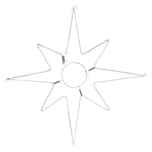 DIY, ΑΣΤΕΡΙ ΒΗΘΛΕΕΜ, ΝΕΟΝ ΦΩΤΟΣΩΛΗΝΑ 75cm, ΕΠΕΚΤΑΣΗ, ΠΡΟΕΚΤΑΣΗ ΠΑΡΟΧΗΣ 1m, IP44 (ΧΩΡΙΣ ΠΑΡΟΧΗ)