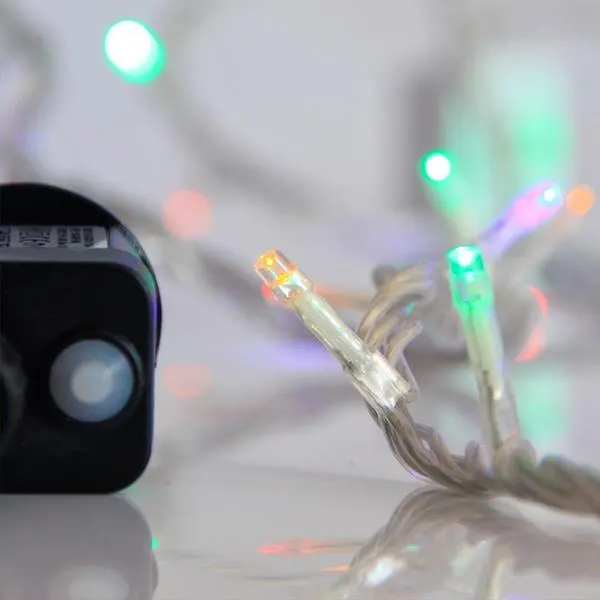 XMAS ΛΑΜΠΑΚΙ ΣΕΙΡΑ 240 LED 3mm 31V ΜΕΤΑΣΧΗΜΑΤΙΣΤΗ ΜΕ 8 ΠΡΟΓΡΑΜΜΑΤΑ & ΜΝΗΜΗ ΔΙΑΦΑΝΟ PVC ΚΑΛΩΔΙΟ ΧΡΩΜΑΤΙΣΤΟ LED ΑΝΑ 5cm ΠΑΡΟΧΗ 3m ΙΡ44