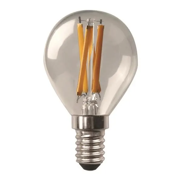 ΛΑΜΠΑ LED ΣΦΑΙΡΙΚΗ CROSSED FILAMENT 4.2W 480lm E14 2700K 220-240V