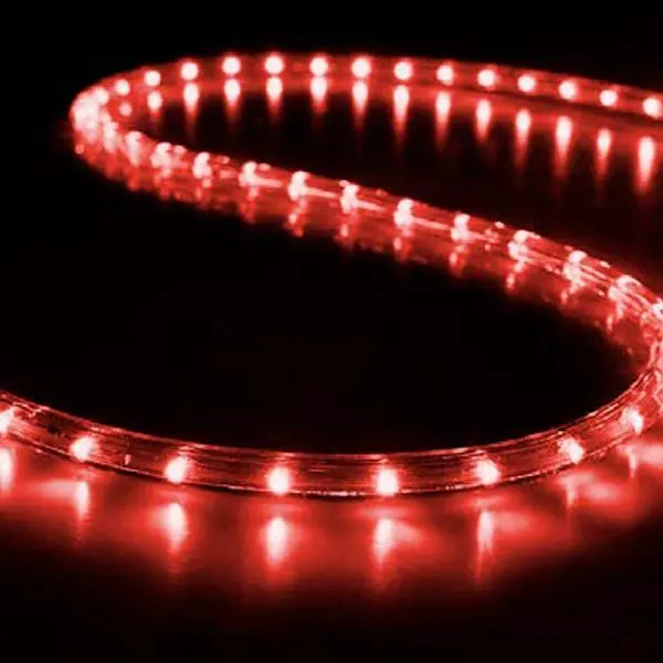 XMAS ΦΩΤΟΣΩΛΗΝΑΣ 230V LED 50m ΜΟΝΟΚΑΝΑΛΟΣ ΠΡΟΣΤΑΣΙΑ UV ΔΙΑΦΑΝΟΣ ΣΩΛΗΝΑΣ 13mm 36 LED/m (30 ΣΤΑΘΕΡΑ ΚΟΚΚΙΝΑ & 6 FLASH ΛΕΥΚΑ) ΚΟΠΗ/1m 3 ΣΕΤ ΕΞΑΡΤΗΜΑΤΑ IP65