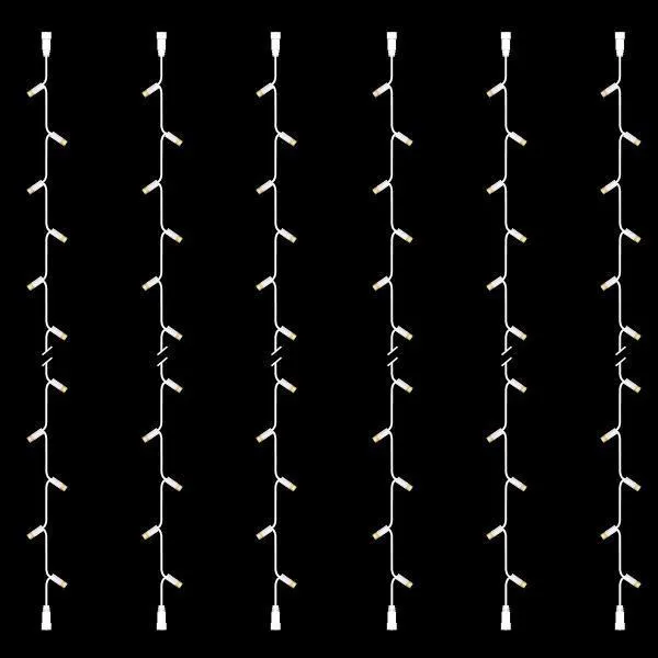 XMAS DIY ΛΑΜΠΑΚΙ ΣΕΙΡΑ ΣΕΤ 6τμχ 20 LED 2 ΕΠΕΚΤΑΣΕΙΣ ΛΕΥΚΟ ΚΑΟΥΤΣΟΥΚ ΚΑΛΩΔΙΟ ΘΕΡΜO ΛΕΥΚO LED ΑΝΑ 10cm ΙΡ65