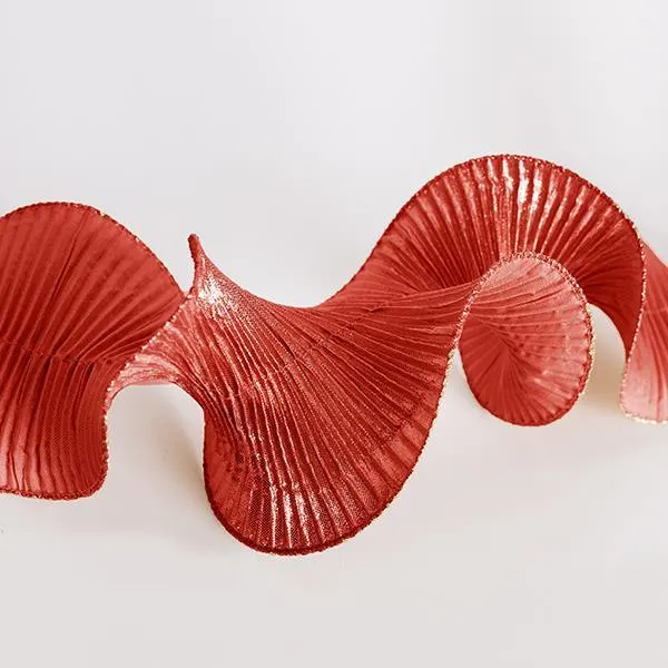ΚΟΡΔΕΛΑ ΣΠΙΡΑΛ ΚΟΚΚΙΝΟ ΜΕΤΑΛΛΙΚΟ 500x12cm